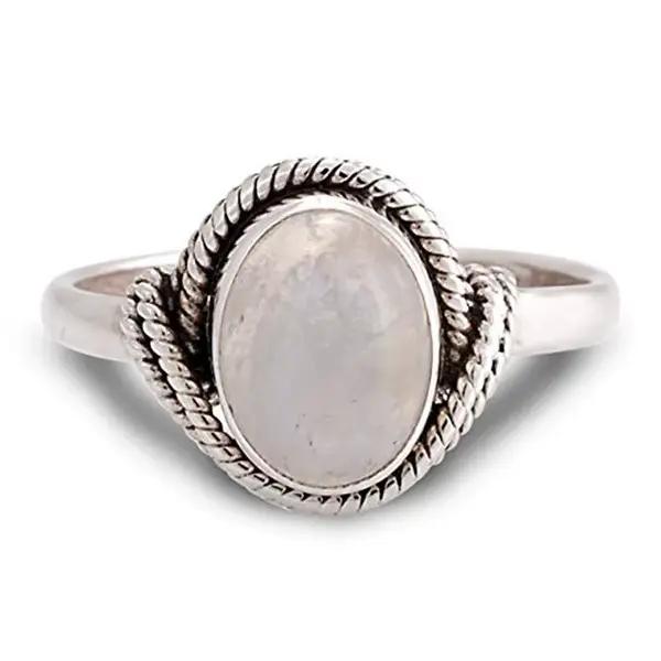 Bague de fiançailles en argent 925 sertie de Quartz Rose et cristal Bizuteria pour femmes, cadeau unique pour les occasions spéciales