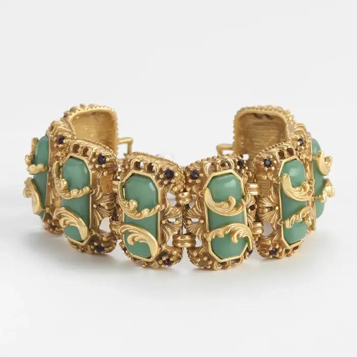 Glslcr – Bracelet en Jade Vintage pour femmes