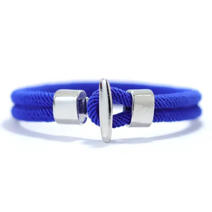 Bracelet homme minimaliste avec fil aventure en plein air alpinisme Braclet Hiphop Rock Pulseira Masculina petit ami cadeau Joias