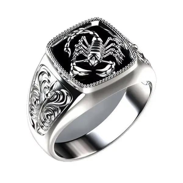 Bague en argent sterling 925 classique vintage de luxe pour homme et femme alliance de mariage et de fiançailles bijoux fins cadeau occasions spéciales