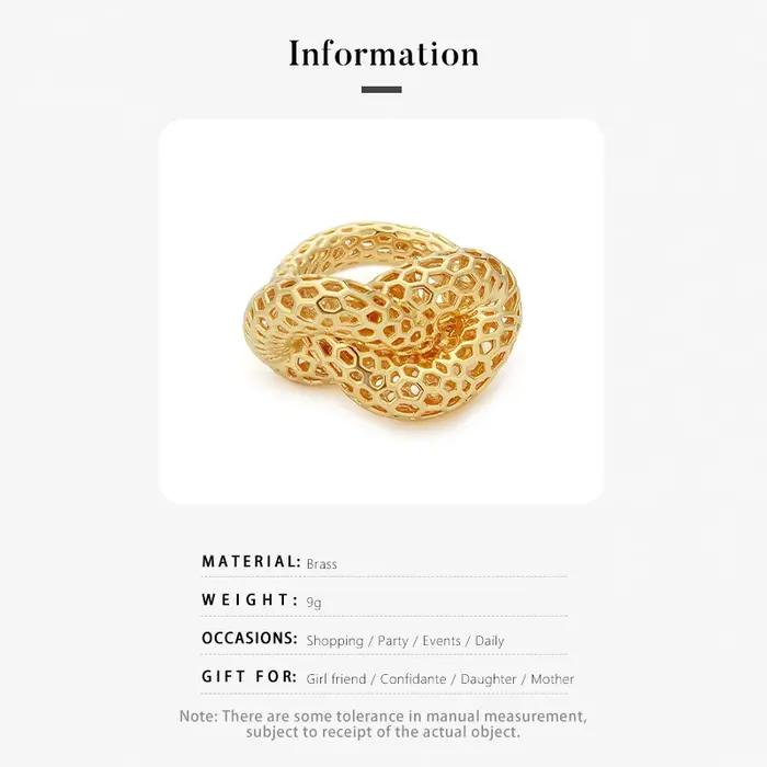 IVOG – bague de luxe audacieuse pour femmes