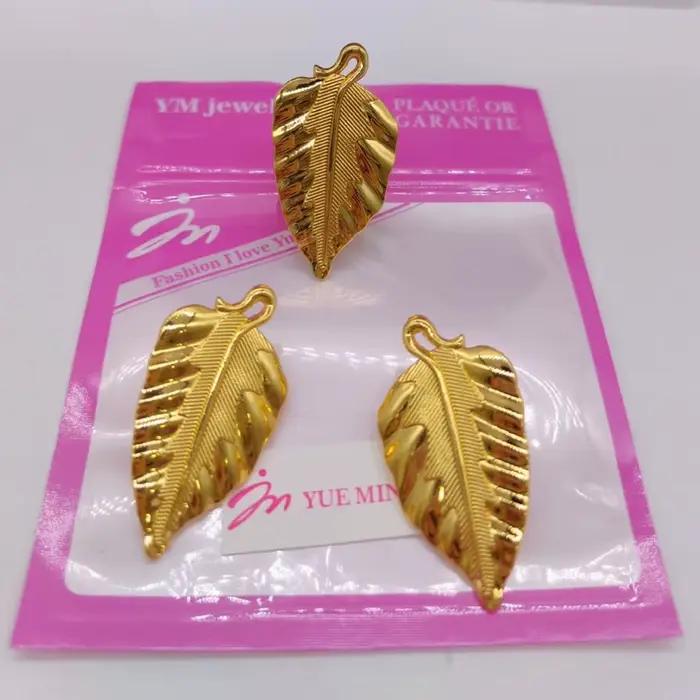Ensemble de bijoux bohémiens en plaquage or pour femmes, idéal pour les mariages et les occasions spéciales