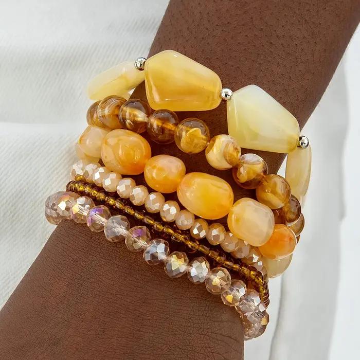 Bracelet en perles de verre bohème Tocona